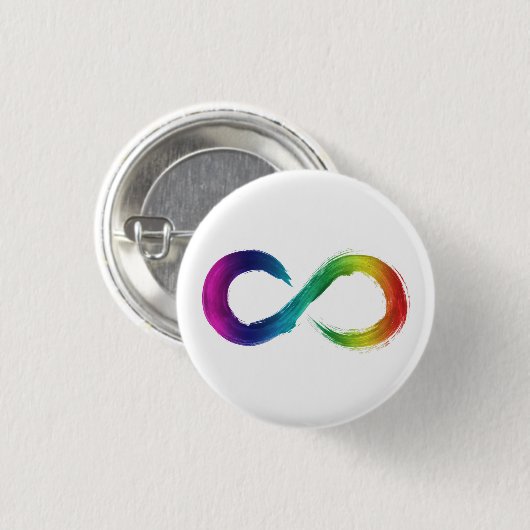 Neurodiversity Knopf Button (Vorne & Hinten)