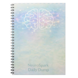 Neurodiversity NeuroSpark Daily Dump Pastel Design Notizblock
