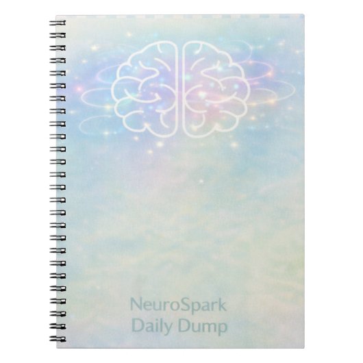 Neurodiversity NeuroSpark Daily Dump Pastel Design Notizblock (Vorderseite)