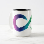 Neurodiversity Regenbogen-Tasse Zweifarbige Tasse<br><div class="desc">Neurodiversity Regenbogen-Tasse</div>