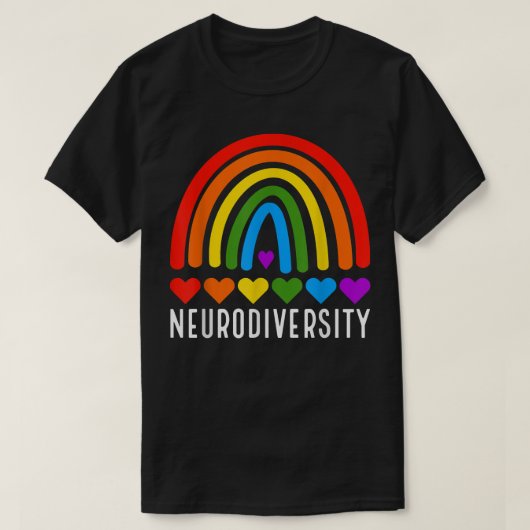 Neurodiversity Shirt Autism Spectrum ADD ADHD Rain (Design vorne)