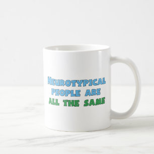 Neurodiversity-Spaß Funny Aspie Autism Joke Kaffeetasse
