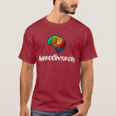 Neurodiversity Stolz-Regenbogen-Gehirn-T - Shirt (Vorderseite)