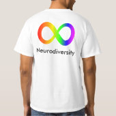 Neurodiversity Stolz-T - Shirt (Rückseite)