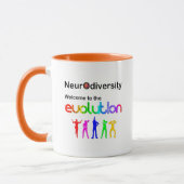 Neurodiversity Willkommen in der Evolution Kaffee- Tasse (Links)