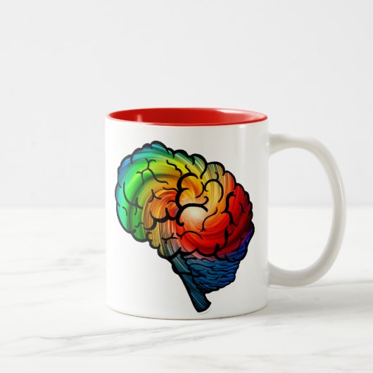 #neurodiversity zweifarbige tasse (Rechts)