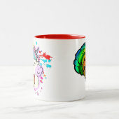 #neurodiversity zweifarbige tasse (Mittel)