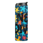 NeuroDiverso-Autismus Thermosbecher (Nach links gedreht)