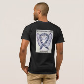 Neuroendokrine Krebsbewusstsein Ribbon Angel T-Shi T-Shirt (Schwarz voll)