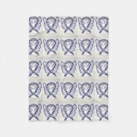 Neuroendokrine Krebserkrankung Fleecedecke (Vorderseite)