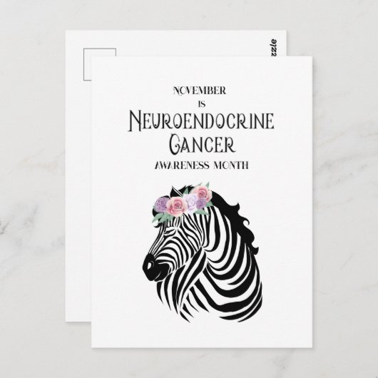 Neuroendokriner Krebs Bewusstsein Postkarte (Vorne/Hinten)