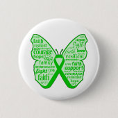 Neurofibromatose Bewusstsein Butterfly Button (Vorderseite)