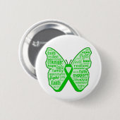 Neurofibromatose Bewusstsein Butterfly Button (Vorne & Hinten)