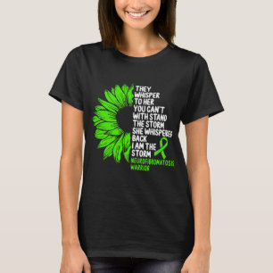 Neurofibromatose Bewusstsein Grüne Schleife des S T-Shirt