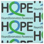Neurofibromatose Bewusstseinsband der Hoffnung Stoff (Nahaufnahme)