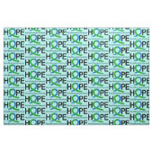 Neurofibromatose Bewusstseinsband der Hoffnung Stoff (Fat Quarter (45,7 x 55,9 cm))