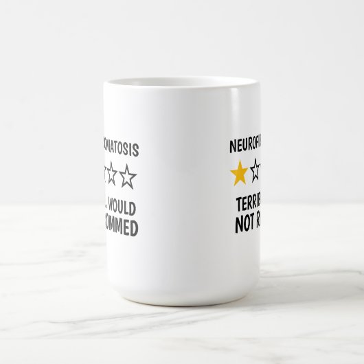 Neurofibromatosis, Funny Neurofibroma Joke Coffee Kaffeetasse (Mittel)