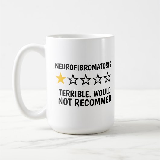 Neurofibromatosis, Funny Neurofibroma Joke Coffee Kaffeetasse (Links)
