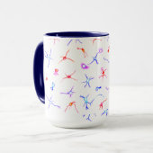 NeuroGalaxy (negativer pic) Schale Tasse (Vorderseite Links)