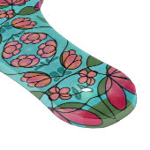 NEUROGRAFISCHE FRÜHSTÜCKSBLUMEN WASSERFARBEN SCHNEIDEBRETT (Ecke)