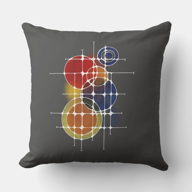 Neurografisches Design Kissen (Vorderseite)