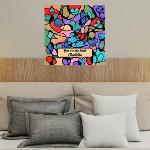 NEUROGRAPHISCHE DIGITALE WASSERFARBEN POSTER