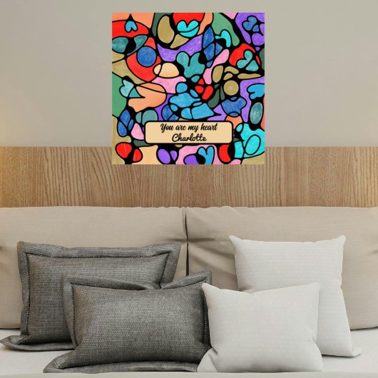 NEUROGRAPHISCHE DIGITALE WASSERFARBEN POSTER