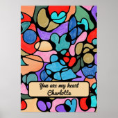 NEUROGRAPHISCHE DIGITALE WASSERFARBEN POSTER (Vorne)