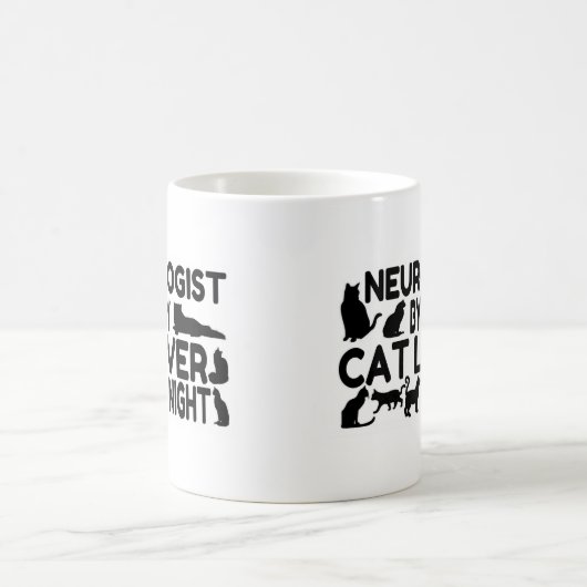 Neurologe Cat Lover Kaffeetasse (Mittel)