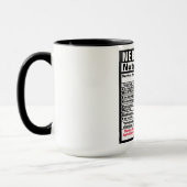 Neurologe Doctor Funny Nutrional Facts Tasse (Links)