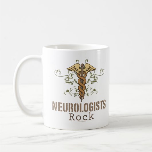 Neurologe-Felsen-Tasse Kaffeetasse (Links)