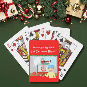 Neurologe genehmigt: Weihnachtsmann beginnt im MRT Spielkarten