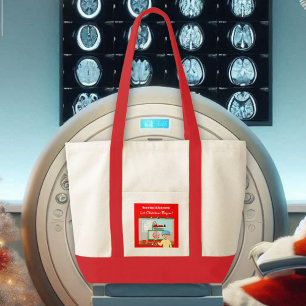 Neurologe genehmigt: Weihnachtsmann beginnt im MRT Tragetasche
