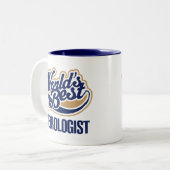 Neurologe-Geschenk Zweifarbige Tasse (Vorderseite Links)