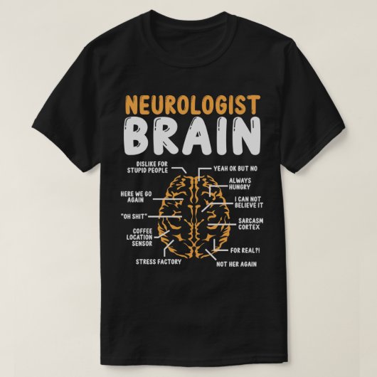 Neurologe greift Neurowissenschaft zu T-Shirt (Design vorne)