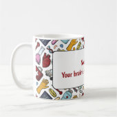 Neurologe Hirnarzt Muster Geschenk Kaffeetasse (Links)