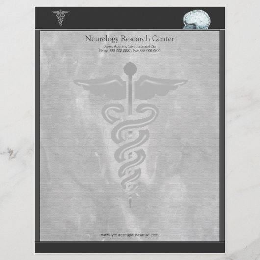Neurologe Letterhead Briefbogen (Vorderseite)