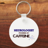 Neurologe mit Koffein Schlüsselanhänger (Vorderseite)