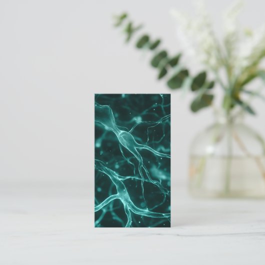 Neurologe Nerves Doctor Medical Modern Bold Visitenkarte (Stehend Vorderseite)