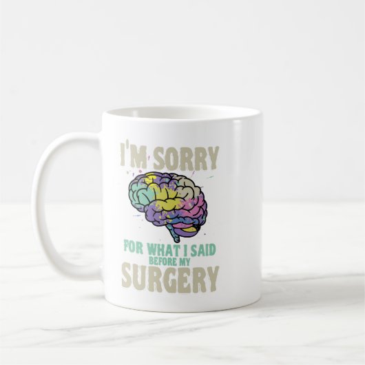 Neurologe Neurochirurgen Prächirurgischer Hirnchir Kaffeetasse (Links)