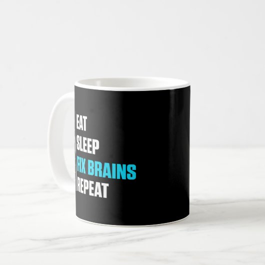 Neurologe Neurochirurgie Neurochirurg Kaffeetasse (Vorderseite Links)