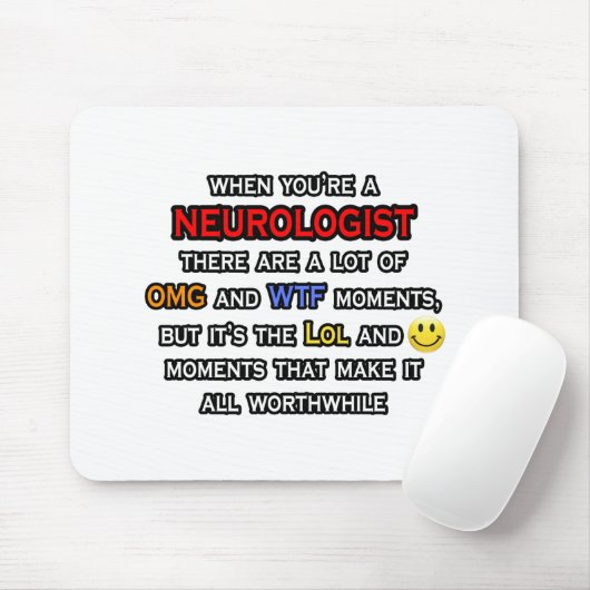 Neurologe ... OMG WTF LOL Mousepad (Mit Mouse)
