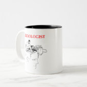 Neurologe Zweifarbige Tasse (Vorderseite Links)