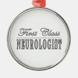 Neurologen u. Neurologie: Klassen-Neurologe Silbernes Ornament