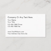 Neurologen-Visitenkarten Visitenkarte (Rückseite)