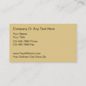 Neurologen-Visitenkarten Visitenkarte (Rückseite)