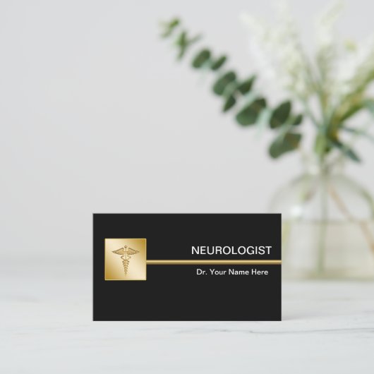 Neurologen-Visitenkarten Visitenkarte (Stehend Vorderseite)