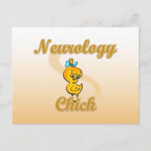 Neurologie Chick Postkarte (Vorderseite)