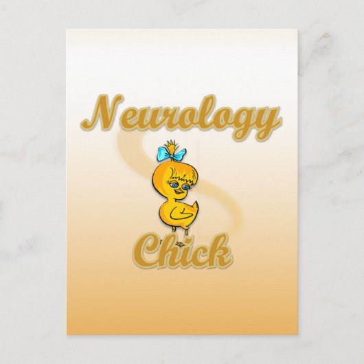 Neurologie Chick Postkarte (Vorderseite)