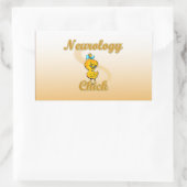 Neurologie Chick Rechteckiger Aufkleber (Tasche)